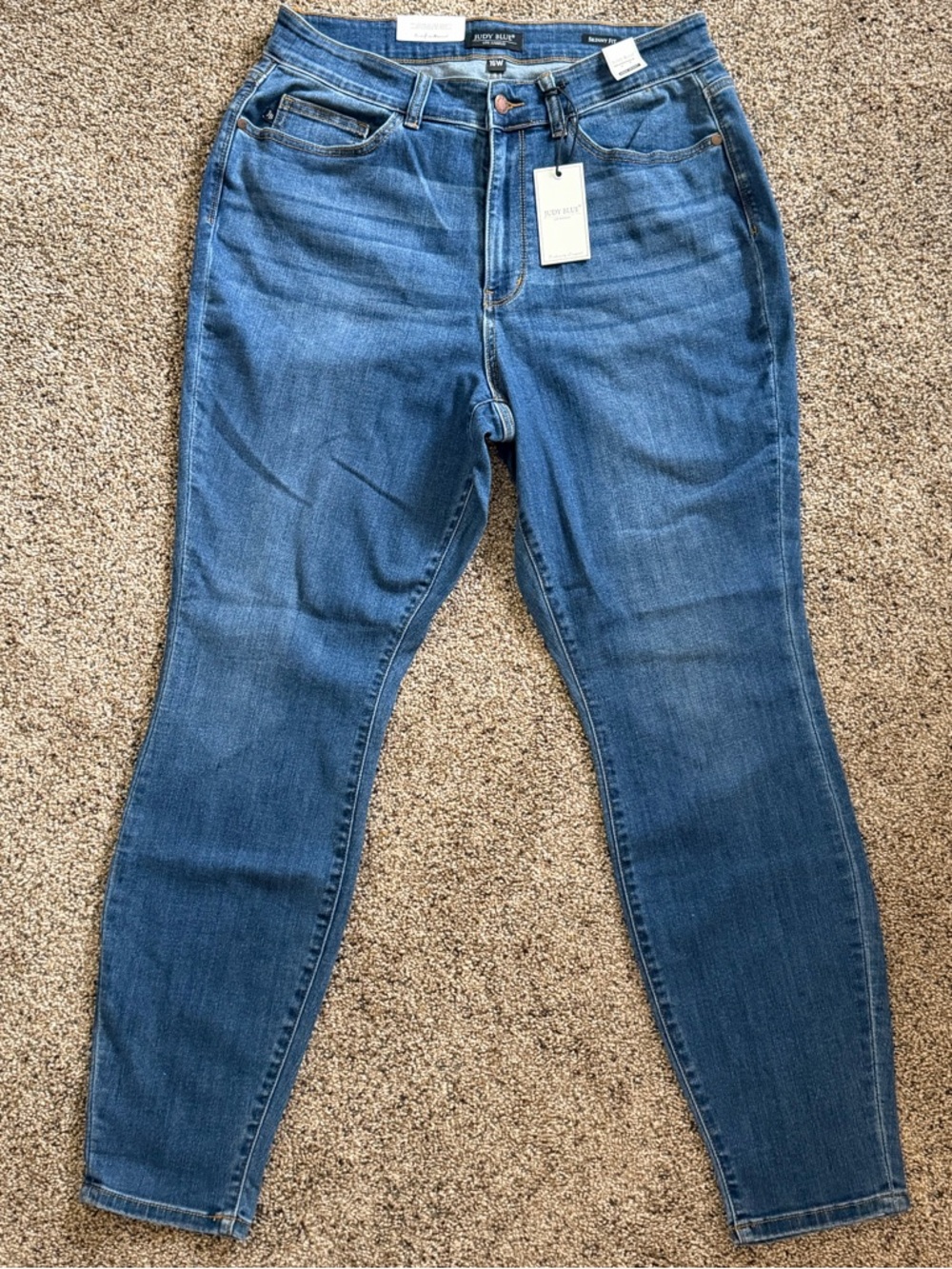 Judy Blue Medium Blue High-Rise Skinny Jeans